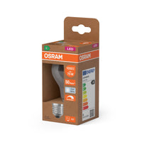 OSRAM LED Classic A 75 Filament  DIM Energy efficiency class A in A-Form, LED-Lampe, Bleifreies Glas, klar, 5 W, 1055 lm, Kaltweiß, Dimmbar, Energieeffizienzklasse: A