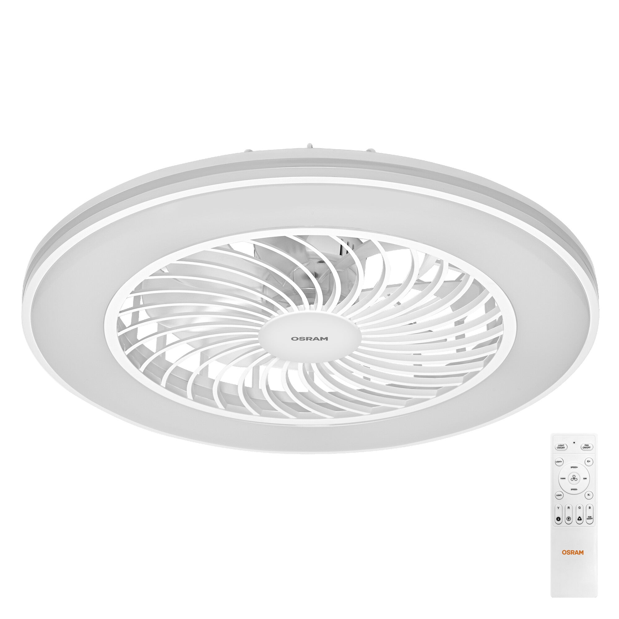 Plafondventilator Bayamo 590 mm 58 W CCT RGB