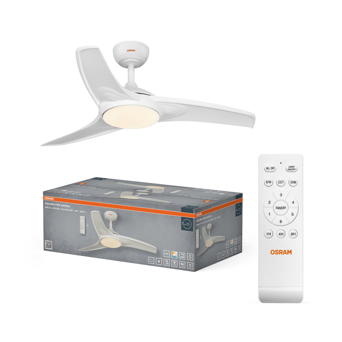 Plafondventilator Garoa 1065 mm 40 W CCT