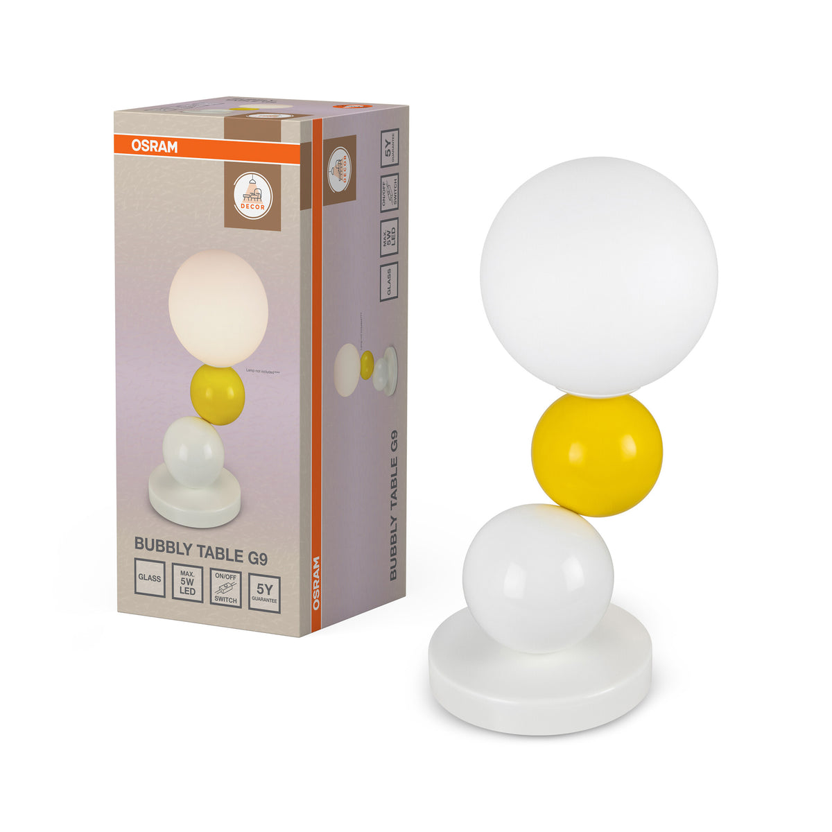 OSRAM Leuchte Gelb, Stahl, G9, 220-240 V, IP20