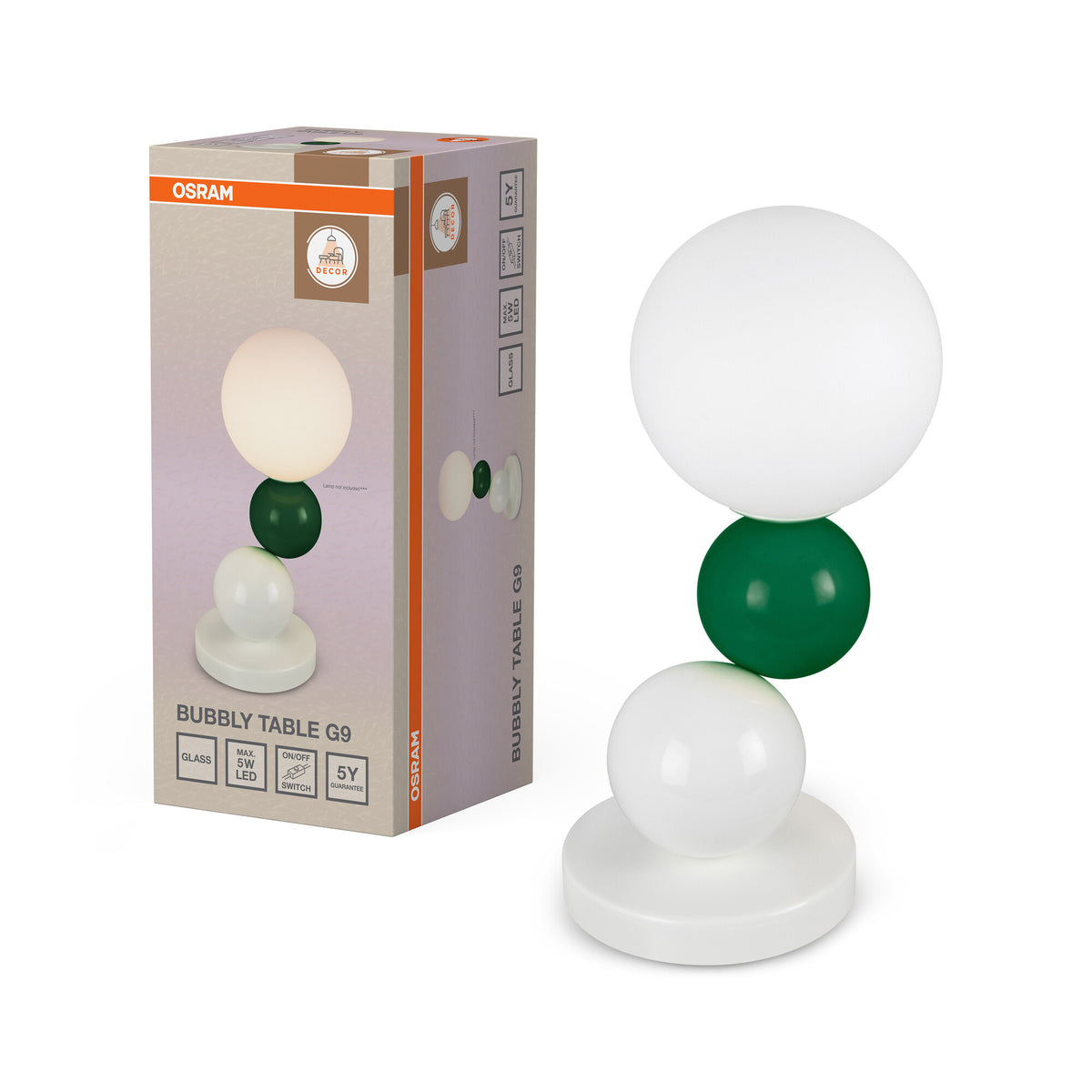 OSRAM Leuchte Grün, Stahl, G9, 220-240 V, IP20