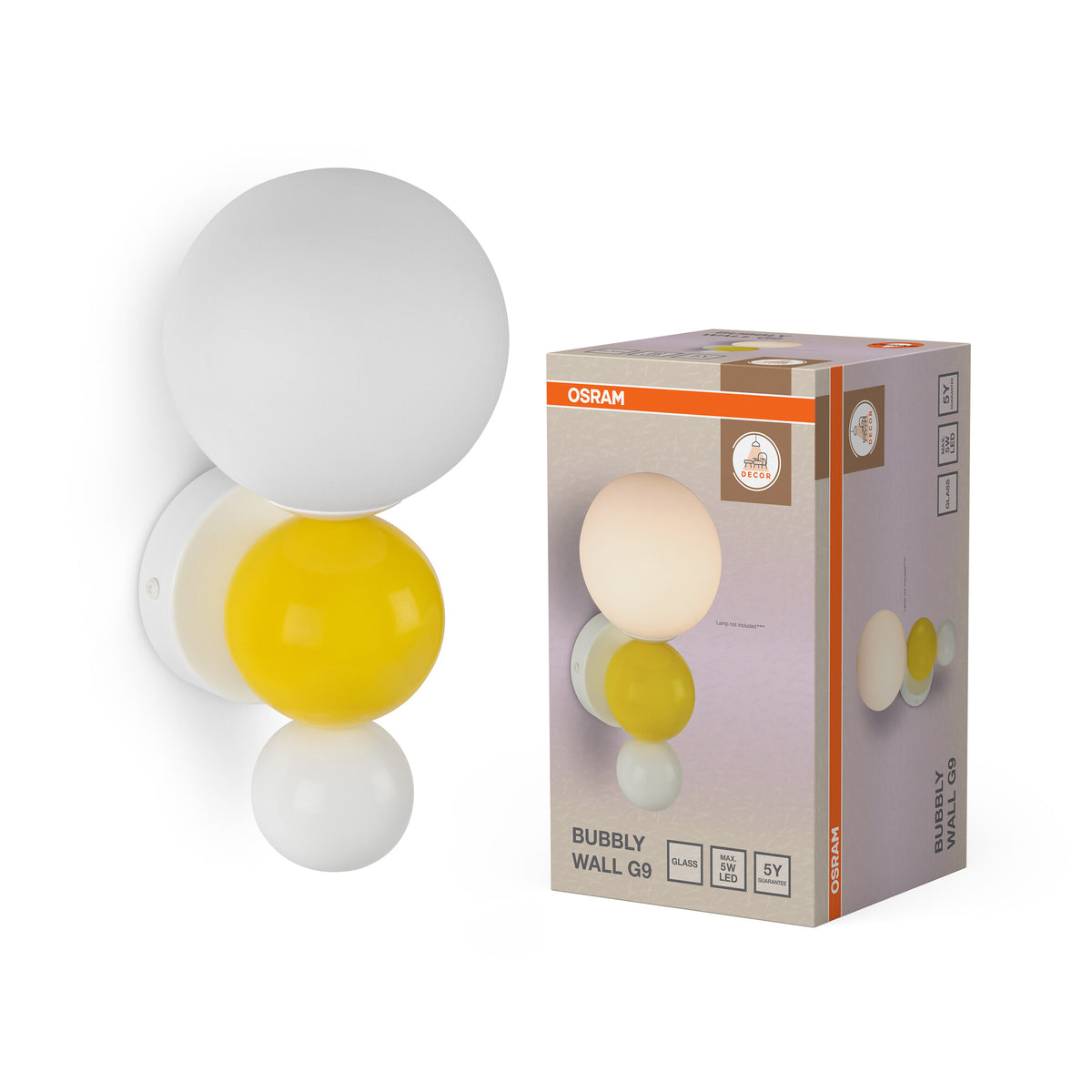 OSRAM Leuchte Gelb, Stahl, G9, 220-240 V