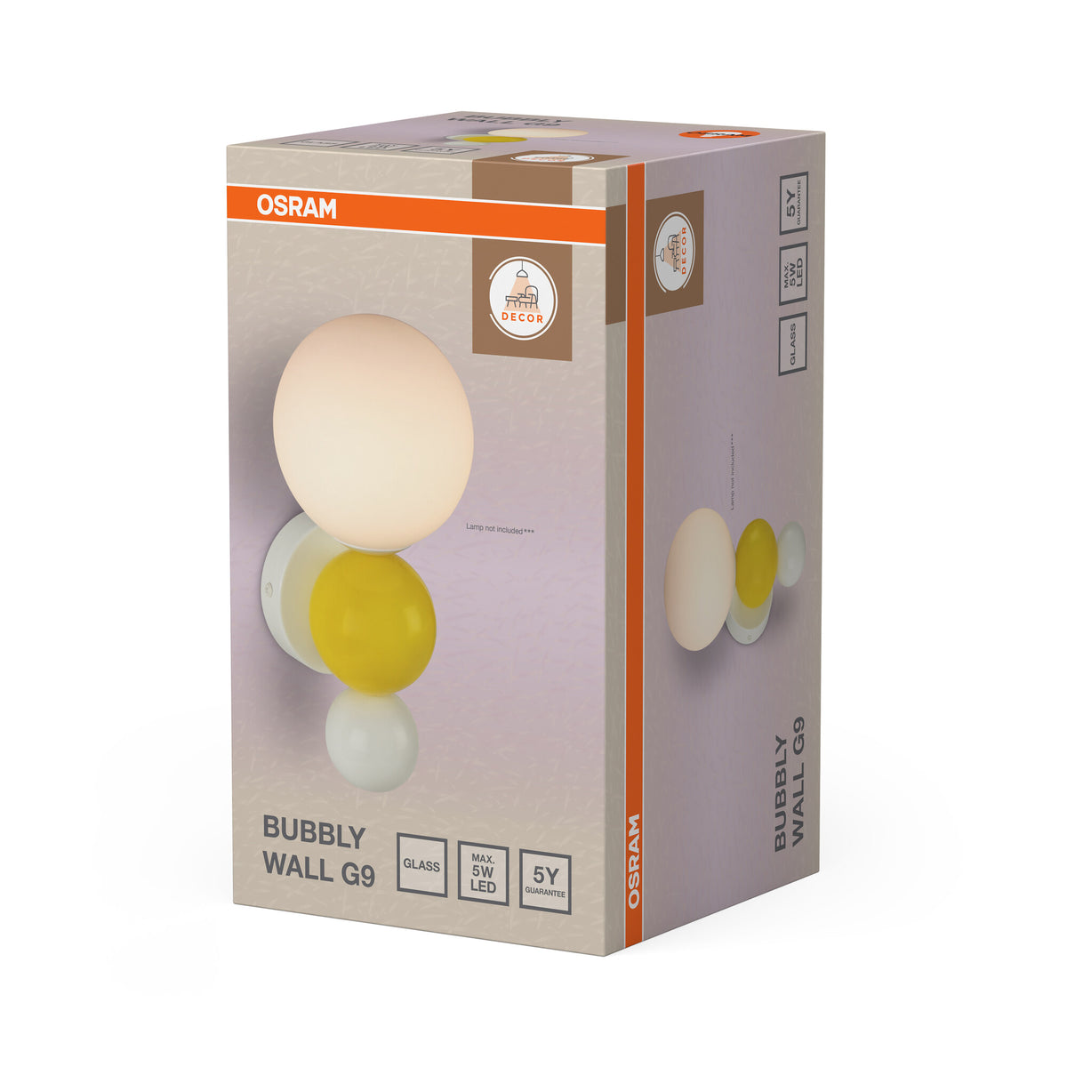 OSRAM Leuchte Gelb, Stahl, G9, 220-240 V
