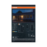 OSRAM ENDURA® Style Außenwandleuchte Cowbell IP65 mit Sensor 6W 3000K Dunkelgrau