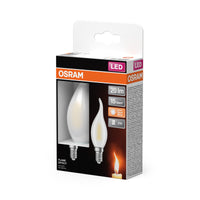 OSRAM LED-Lampen, Flammeneffekt, Weiß, 1 W, E14, 1800 K