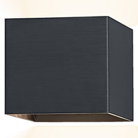 OSRAM Deckenleuchte Orbis Wall Square Schwarz 2er-Pack, 3000 K, Warmweiß, 90 lm, 4,2 W, Aluminium und Kunststoff
