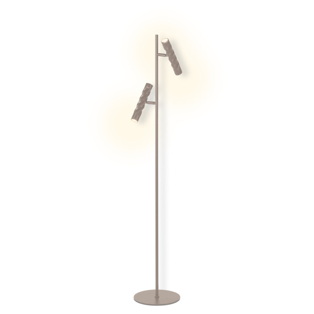 OSRAM DECOR staande lamp Twirl Beige, diameter 25 cm, staal, 220-240 V, GU10, IP20