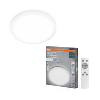 OSRAM EASYFIX LED-plafondlamp met achtergrondverlichting 22 cm 14 W CCT + DIM, afstandsbediening, wit