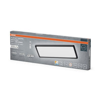 OSRAM PLANON EASYFIX LED Panel Backlight Deckenleuchte 24W 58cm CCT +DIM Fernbedienung IP54, schwarz