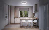 OSRAM SMART+ Matter plafondlamp Ceiling Zilver, 3000-6500, RGBTW, 1000 lm, 16 W, diameter 30 cm