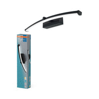 OSRAM LED-badkamerspiegelverlichting Orbis Pluton Zwart, 3000 K / 4000 K, warmwit, 750 lm, 12 W, aluminium