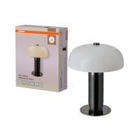 OSRAM DECOR Leuchte Arc Table Grau, 35 cm ⌀, Stahl, 220-240 V, E14, IP20
