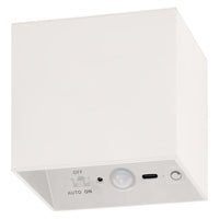 OSRAM plafondlamp Orbis Wall Square Wit, set van 2, 3000 K, warmwit, 185 lm, 4,2 W, aluminium en kunststof