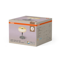 OSRAM DECOR Tischleuchte Lunea Weiß, 2700, Warmweiß, 580 lm, 8 W, 20 cm ⌀, Stahl, 25.000 h Lebensdauer, 220-240 V, IP20