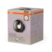 OSRAM DECOR wandlamp Satellite grijs, 2400 K / 3500 K / 5000 K, warmwit, 150 lm, 7,5 W, diameter 15 cm, staal