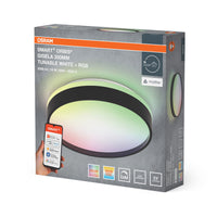 OSRAM SMART+ Matter plafondlamp Ceiling Zwart, 3000-6500, RGBTW, 1000 lm, 16 W, diameter 30 cm