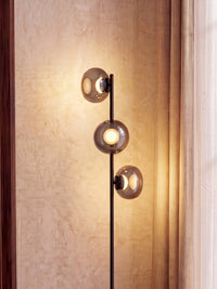 OSRAM DECOR Stehleuchte Satellite Grau, 2400 K / 3500 K / 5000 K, Warmweiß, 360 lm, 16 W, 25 cm Durchmesser, Stahl