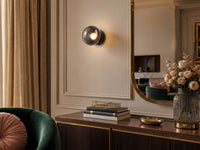 OSRAM DECOR wandlamp Satellite grijs, 2400 K / 3500 K / 5000 K, warmwit, 150 lm, 7,5 W, diameter 15 cm, staal