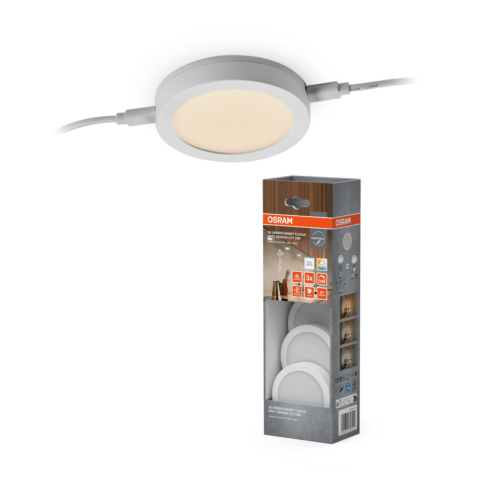 OSRAM onderbouwlamp Flexus Spot 9,8W CCT dimbaar wit