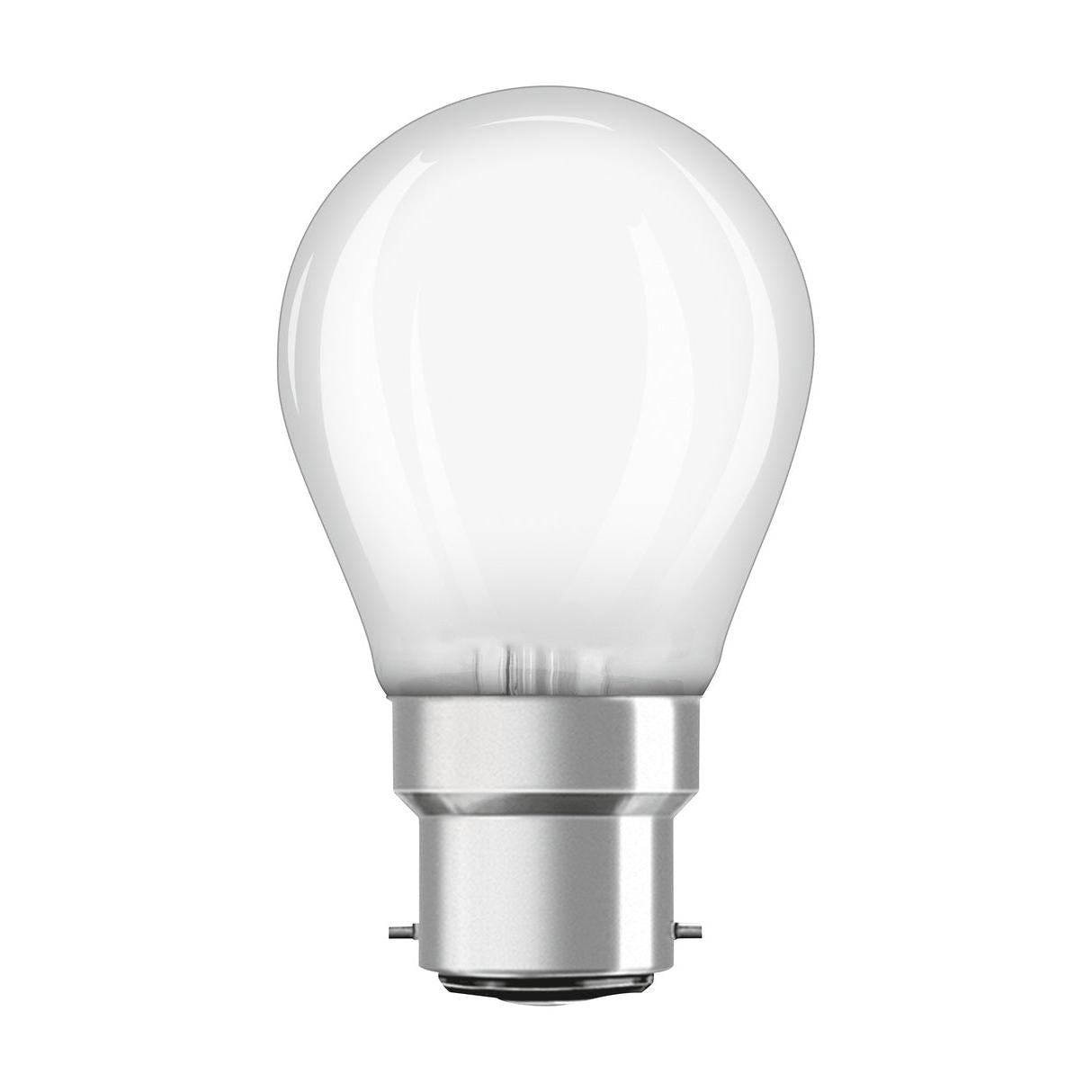 OSRAM LED Lampe LED Retrofit CLASSIC P 4W 827 Frosted B22d, 470 lm, 2700 K, Warmweiß-LEDVANCE Shop