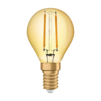 OSRAM VINTAGE 1906® LED Lampe LED CLASSIC P 2.5W 824 Gold E14, 220 lm, 2400 K, Warm Comfort Light-LEDVANCE Shop