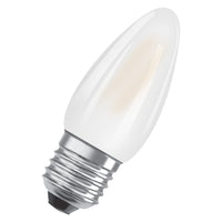 OSRAM LED Star Classic Lampe, Minikerze, 5.5W, Frosted, E27 , Warmweiß-LEDVANCE Shop