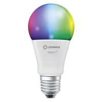 LEDVANCE SMART+ WiFi Classic Multicolour in A-Form, LED-Lampe, Matt, 9,5 W, (ex 75 W), 1055 lm, RGBW, von 2700 bis 6500 K, Wifi, Smartspeaker-Kompatibel, Dimmbar, 3er