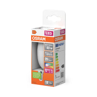 OSRAM LED Retrofit RGBW-lampen met afstandsbediening in B-vorm, LED-lamp, mat, 4,9 W, (voorheen 40 W), 470 lm, warmwit, 2700 K, dimbaar, 25.000 uur, CRI 80, afstandsbediening