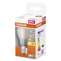 OSRAM LED Lampe LED Retrofit CLASSIC A 2.5W 827 Frosted E27, 250 lm, 2700 K, Warmweiß-LEDVANCE Shop