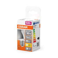 OSRAM LED Lampe LED STAR CLASSIC P 4.9W 827 Frosted E27, 470 lm, 2700 K, Warmweiß-LEDVANCE Shop