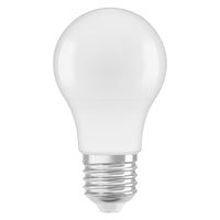 BELLALUX LED-Lampe E27, matt, 2700K Warmweiß, Birnenform, Ersatz für 40W, 2er-Pack