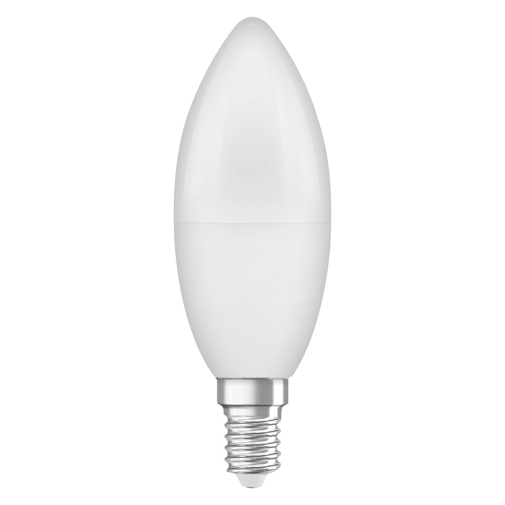 OSRAM LED Star Classic B 60 Lampe Recycled Plastic 7.5W Kaltweiß Frosted E14-Leuchtmittel-LEDVANCE Shop