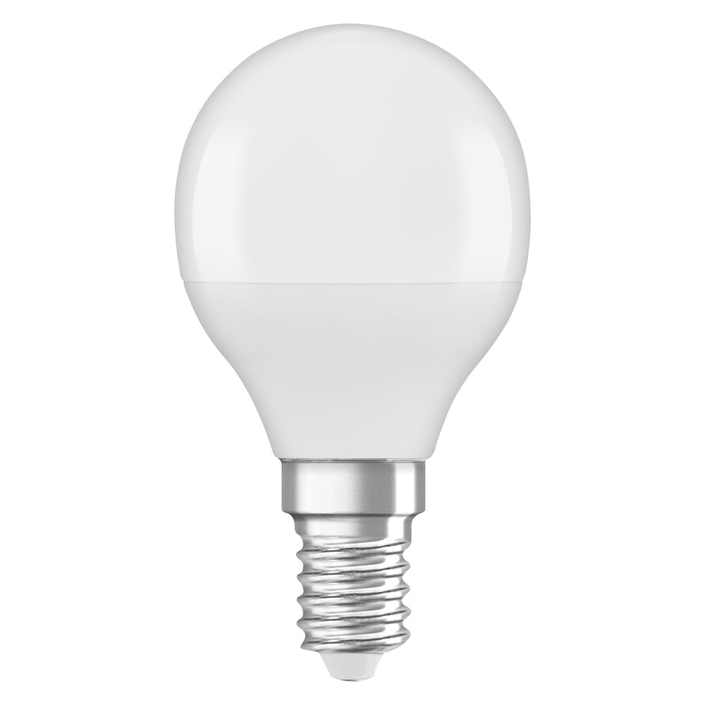 OSRAM LED Star Classic P 40 Lampe Recycled Plastic 4.9W Warmweiß Frosted E14-Leuchtmittel-LEDVANCE Shop