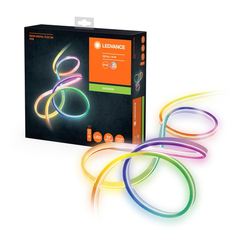 LEDVANCE NEON DIGITAL Flex outdoor LED Lichtband RGB mit Fernbedienung 15W 3m-Lichtbänder & Stripes-LEDVANCE Shop