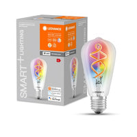 LEDVANCE Wifi SMART+ LED-Lampe Filament Edison 30 RGBW mehrfarbig (ex 60W) 4,5W E27-Leuchtmittel-LEDVANCE Shop