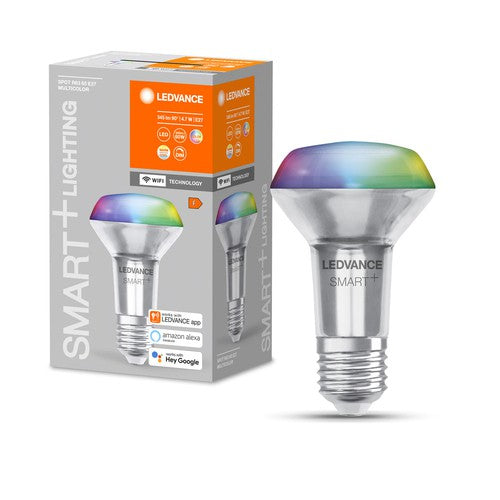 LEDVANCE Wifi SMART+ Lampe SPOT CONCENTRA RGBW Multicolor R63 (ex 60W) 6W /2700-6500K E27-Leuchtmittel-LEDVANCE Shop