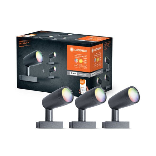 LEDVANCE Wifi SMART+ Outdoor Garden LED Spot RGBW mehrfarbig Basis 3er-Strahler & Flutlichter-LEDVANCE Shop
