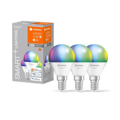 LEDVANCE SMART+ WIFI LED-Lampe, weiß, 4,9W, 470lm, 3-Pack-Leuchtmittel-LEDVANCE Shop