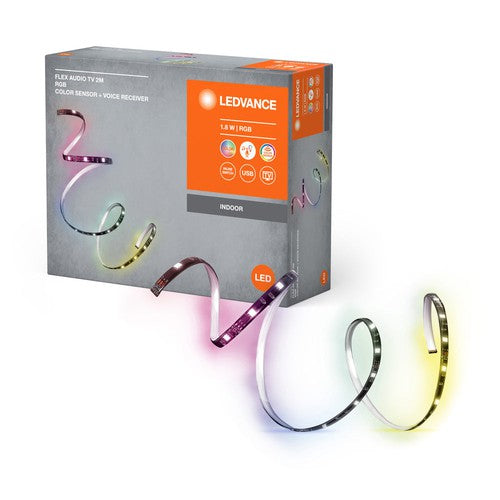 LEDVANCE FLEX AUDIOTV 2M RGB LED-Streifen, weiß, 3,7W, 50lm-Lichtbänder & Stripes-LEDVANCE Shop