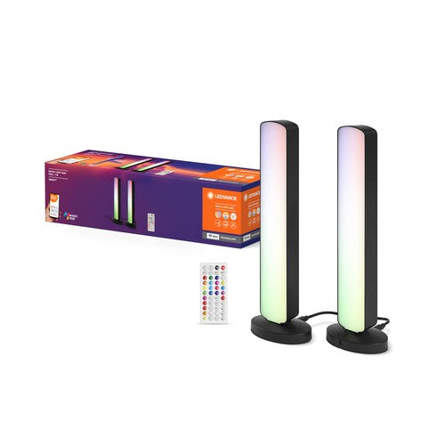 LEDVANCE SMART+ WIFI LED RGB Stehleuchte, klein, schwarz, 2x2,5W-Tischlampen-LEDVANCE Shop
