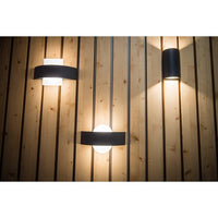 LEDVANCE LED Wand- und Deckenleuchte, Leuchte für Außenanwendungen, Warmweiß, 55,0 mm x 90,0 mm x 160,0 mm, ENDURA STYLE UPDOWN-Außenwandleuchten-LEDVANCE Shop