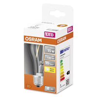OSRAM LED Retrofit Classic A Lampe klar (ex 15W) 1,5W / 2700K Warmweiß E27-Leuchtmittel-LEDVANCE Shop