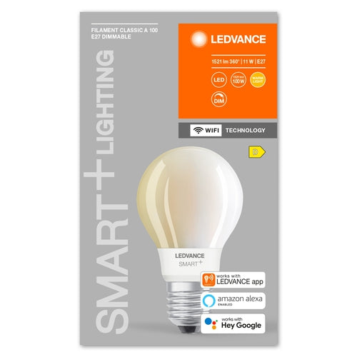 LEDVANCE Wifi SMART+ Classic A Lampe dimmbar (ex 100W) 11W / 2700K Warmweiß E27-Leuchtmittel-LEDVANCE Shop