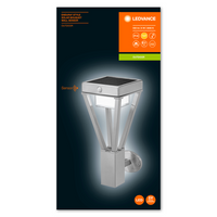 LEDVANCE ENDURA STYLE SOLAR BOUQUET LED Wandleuchte mit Sensor 6W / 3000K Warmweiß grau-Wandleuchten-LEDVANCE Shop