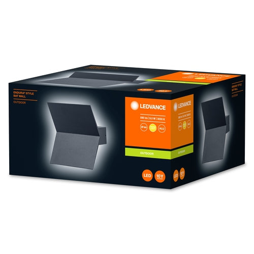 LEDVANCE ENDURA STYLE BAT WALL Wandleuchte 9,5W / 3000K Warmweiß-Außenwandleuchten-LEDVANCE Shop