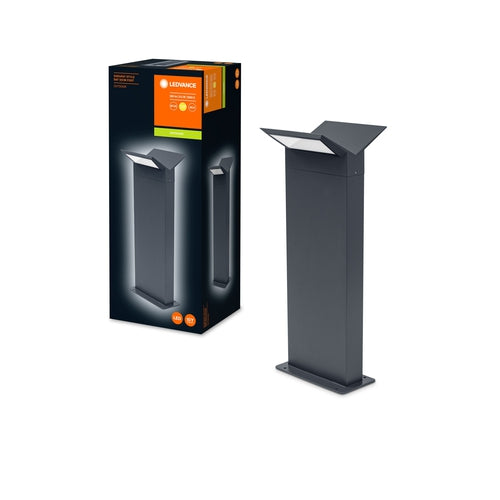 LEDVANCE Wand- und Deckenleuchte LED: für Boden, ENDURA STYLE BAT / 9,50 W, 220…240 V, Ausstrahlungswinkel: 120, Warm weiß, 3000 K, Gehäusematerial: Aluminium, IP44-Wege- & Pollerleuchten-LEDVANCE Shop