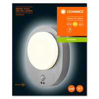 LEDVANCE ENDURA STYLE DISC LED Wand- und Deckenleuchte Sensor 8W / 3000K Warmweiß-Außenwandleuchten-LEDVANCE Shop