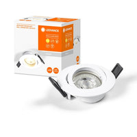 LEDVANCE RECESS DOWNLIGHT TWISTLOCK LED Spotlight Ø 88,5mm weiß 4,3W / 2700K Warmweiß GU10-Einbaustrahler & Spots-LEDVANCE Shop