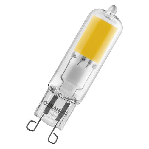 OSRAM LED Stiftsockellampe klar (ex 30W) 2,6W / 2700K Warmweiß PIN G9-Leuchtmittel-LEDVANCE Shop
