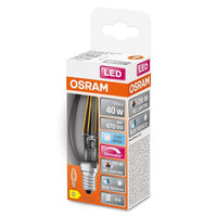 OSRAM Dimmbare LED-Lampe LED SUPERSTAR+ CL B FIL 40 dim 3,4W/940 E14 CRI90 BOX , Kaltweiß-Leuchtmittel-LEDVANCE Shop